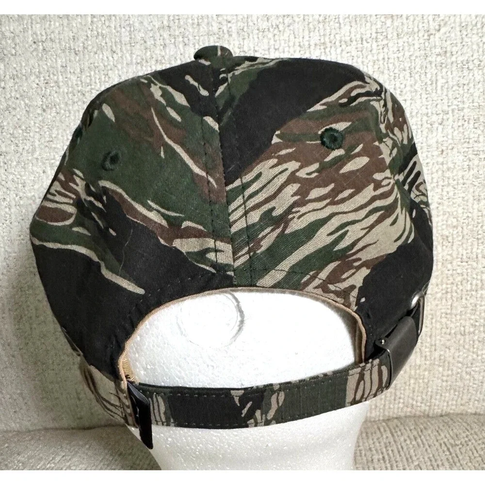 Hurley The Classics Yupoong Green Tiger‎ Stripe Jungle Adjustable Hat Ripstop